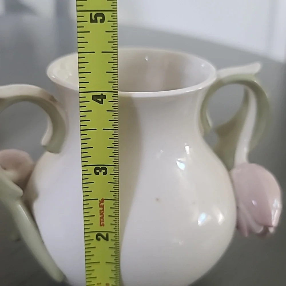 Goebel WGermany White Ceramic Tulip Vase